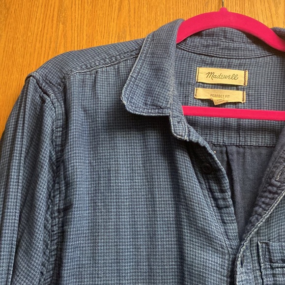 Madewell blue button up - Picture 4 of 7